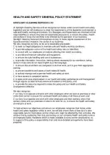 Health and Safety General Policy Statement 2024