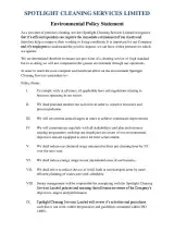 Environmental Policy Statement 2024